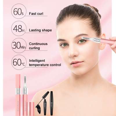 Mini Beauty Painless Makeup Eye Lash Brush Make Up Tool Electric Heated Eyelash Eye Lash Curler